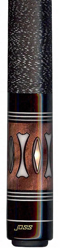 Joss Nutmeg-Stained Maple with Bone-White and Pearl Inlays Pool Cue - JC20-16
