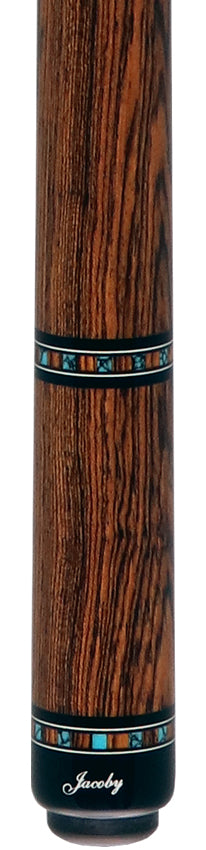 Jacoby HBV2 Series Birdseye Maple Points with Bocote Points No Wrap Pool Cue