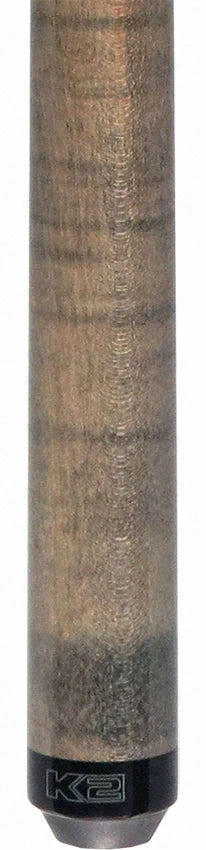 K2 Black and Gray Curly Maple 6 in 1 No Wrap Break/Jump Pool Cue