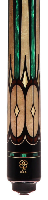 McDermott G3002 2024 Cue Of the Year - Green Malachite with IPro Slim Shaft with Matching Inlays and Ringwork