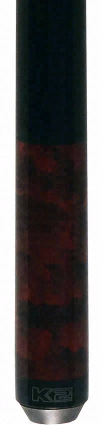 K2 Matte Copper Smoke Graphic No Wrap Pool Cue with 12.5mm LD Shaft