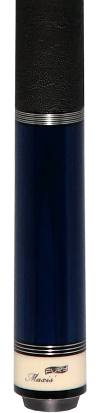 Fury Blue Stained Tec-Wood Cue | Elephant Wrap | + Free Extension - FUTW3