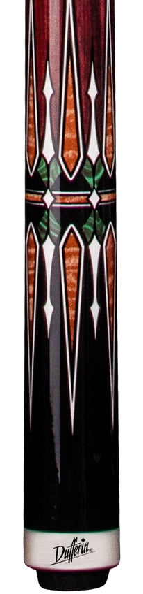 Dufferin Black and Cocobolo Play Cue - D-SE44