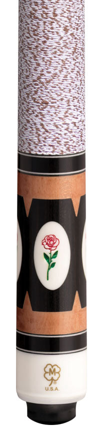 McDermott 50th Anniversary Series Birdseye Maple with Liberty Wood Points Cue with Standard Maple Shaft and Commemorative 1x1 Case