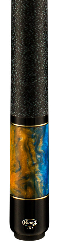 Viking TW0116 Twilight Series Play Cue - Ocean Blue & Yellow Sunflower Stain with Ocean Glow Premium Pearl