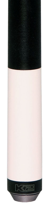 K2 Matte White Pool Cue with 12.50mm K2 LD Shaft