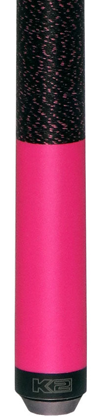 K2 Matte Metallic Pink Pool Cue with 12.50mm K2 LD Shaft