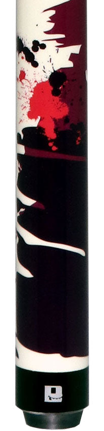 Little Monster Graffiti Graphic No Wrap Play Cue with Carbon Fiber Shaft