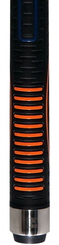 Little Monster Matte Black with Gray Graphic Sport Wrap Play Cue with Carbon Fiber Shaft