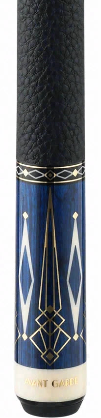 Predator Limited Edition Avant Garde Royal Blue Play Cue with Luxe Leather Wrap