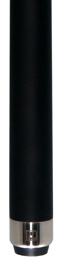 Little Monster Matte Black with 2 White Points Graphics No Wrap Play Cue with Carbon Fiber Shaft