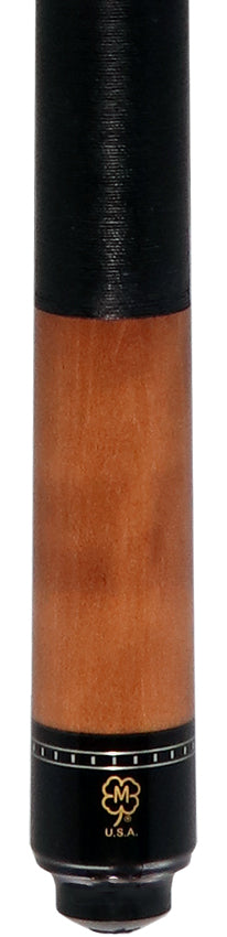 McDermott Walnut Stained Maple Forearm with Black PointsPool Cue - G333
