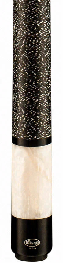Viking Storm Series Midnight Black-Stained Maple with White Premium Pearl Butt Sleeve Play Cue- ST0702