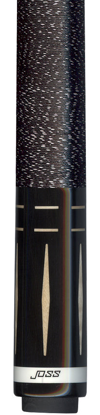 Joss Charcoal-Stained Maple with Maple Inlays Pool Cue - JC20-125