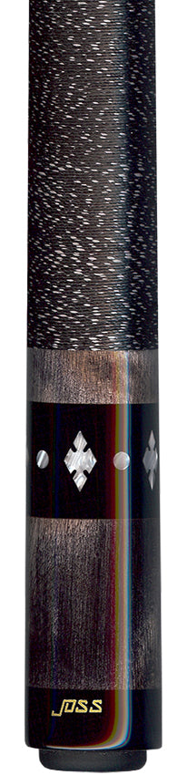 Joss Gray-Stained Maple with Pearl Diamond Inlays Pool Cue - JC20-22