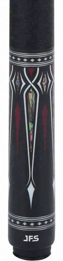 JFlowers Valen Prime Pool Cue with Elephant Wrap and Carbon Shaft