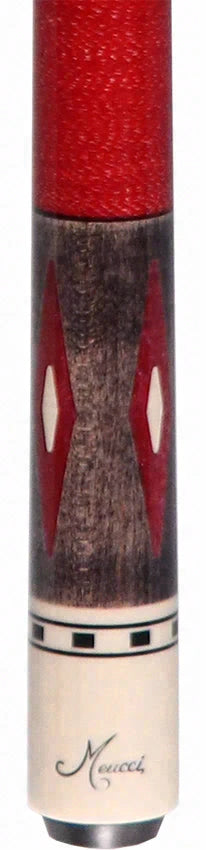 Meucci Economy Series 7 Red Pool Cue with Pro Shaft - EC7REDP