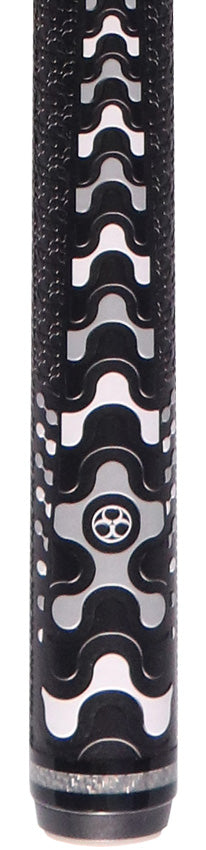 Poison VX BRKX Sport Wrap Jump/Break Pool Cue - Gray and Black with Venom Carbon Shaft