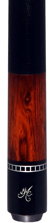 Meucci Exotic Wood Series Cocobolo Pool Cue with Lizard Leather Wrap and Carbon Shaft - EWSCBOC