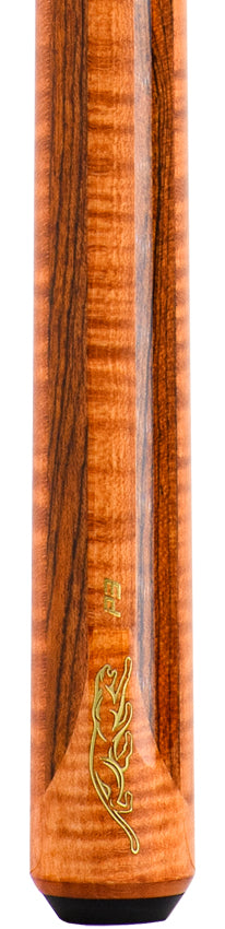 Predator P3 Aura Golden Curly Maple and Bocote No Wrap Pool Cue - Uni-loc