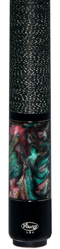 Viking Bedlam Series Smoke-Stained Maple with Galaxy Shimmer Pearl Play Cue with 12.5mm Siege Carbon Fiber Shaft