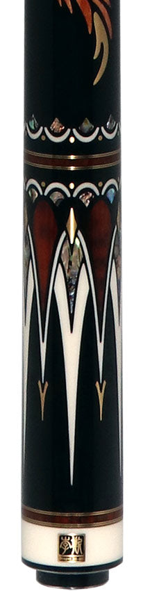 Cuelees Limited Editon Dragon Pool Cue with 2 Wood Shafts - CLEDRAGON