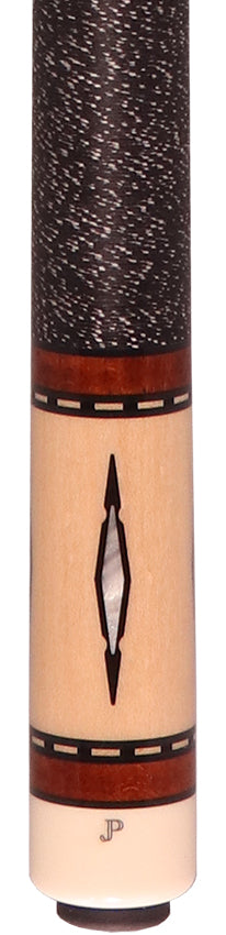 Pechauer JP T Series Chestnut-Stained Maple Pool Cue with Linen Wrap