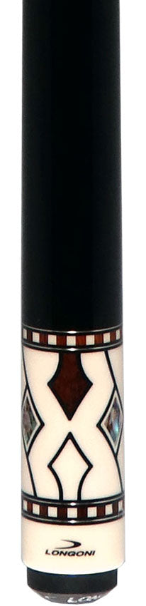 Longoni Limited Nirvana 3 Ural No Wrap Pool Cue with Luna Nera American Pure Graphite Shaft