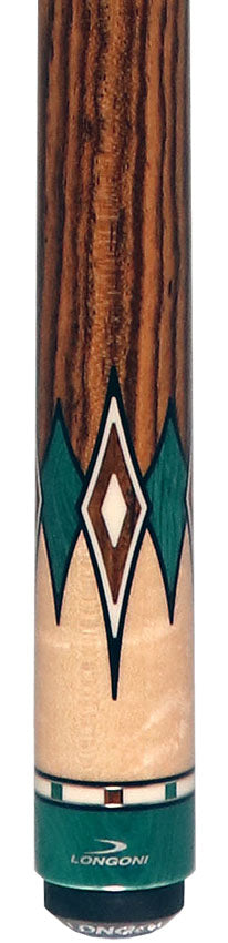 Longoni Diamond No Wrap Pool Cue with S2 American Shaft