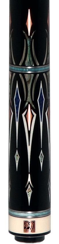 Cuelees Limited Editon Snake Pool Cue with 2 Wood Shafts - CLESNAKE