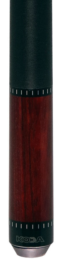 KODA Cocobolo-Stained Zebrawood Pool Cue with Linen Wrap