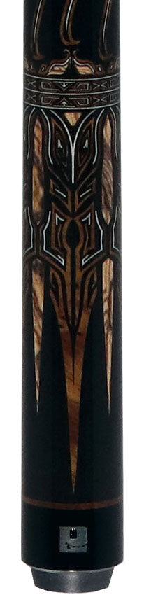 Little Monster Phoenix Graphic No Wrap Play Cue with Carbon Fiber Shaft