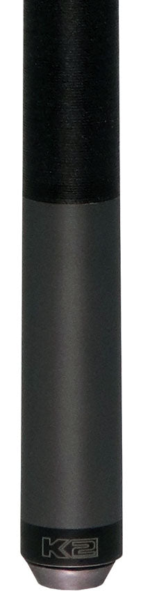 K2 Matte Smoke Gray Pool Cue with 12.50mm K2 LD Shaft