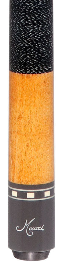 Meucci Summer Series 15 Antique Stained and Gray Pool Cue with Carbon Shaft