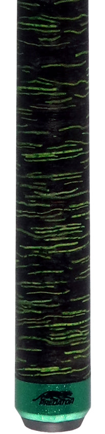 Predator SP2 Nova Limited Cue with Black/Green Impression Stacked Wrap Uni-Loc - SP2GRN1SLWIMPBKGRN