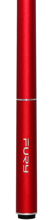 Fury Red Aluminum Jump Cue with Carbon Fiber Shaft - FUJPM7