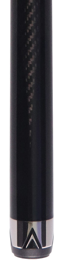 Poison Maelith No Wrap Pool Cue - Black with 12.4mm Venom Carbon Shaft