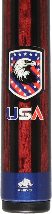 Rhino Voyager Series USA Flag Carbon Jump Cue