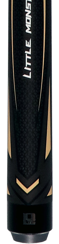 Little Monster Classic Gold Impact 56 inch Short Break Cue with Carbon Fiber Shaft