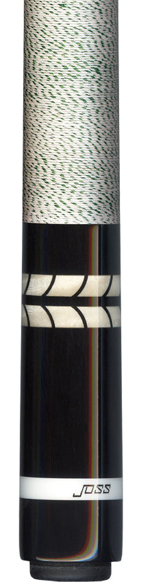 Joss Tiger Maple and Black with Maple Inlays Pool Cue - JC20-196