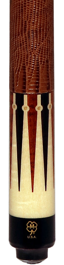 McDermott 50th Anniversary Series Birdseye Maple with Snakewood and Ebony Points Cue with G-Core Shaft and Commemorative 1x1 Case