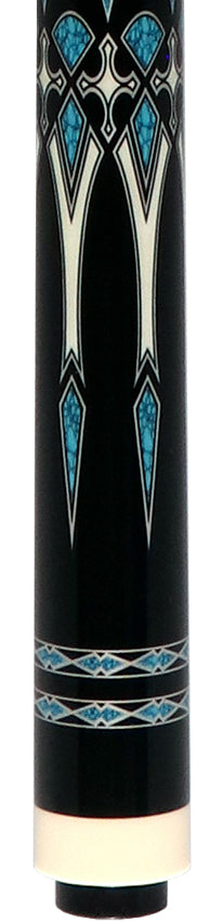 Fury Tempest No Wrap Pool Cue with Carbon Fiber Shaft - FUAF3