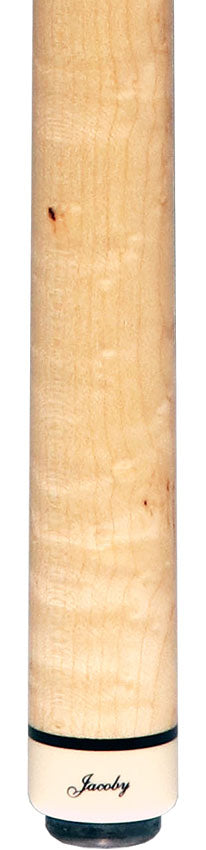 Jacoby Custom Heritage Collection Bocote and Birdseye Maple No Wrap Pool Cue with Ultra Pro Shaft