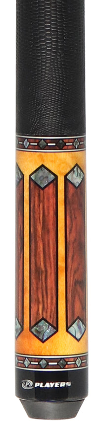 Players Gold-Stained Maple with Cocobolo Graphic Series Pool Cue - G4141