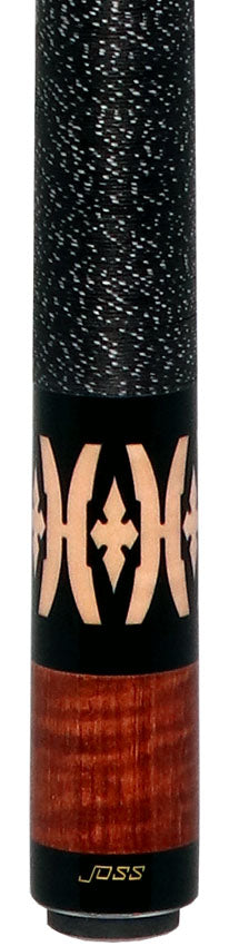 Joss Nutmeg-Stained Curly Maple with Maple Inlays Pool Cue