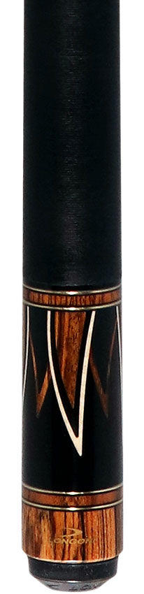 Longoni Niels Fijen Flames Irish Linen Pool Cue with S20 American Wood Shaft - LG24567