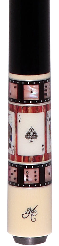 Meucci BMC Casino 9 Black/Pink Pool Cue with Pro Shaft - BMC9BKPKPRO