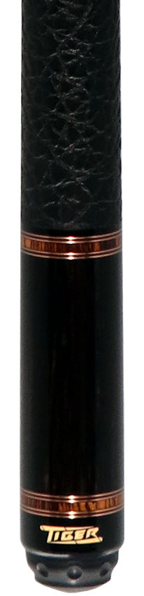 Tiger LX6 Ebony and Bocote Pool Cue with Buffalo Leather Wrap