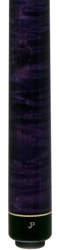 Pechauer JP T Series Natural-Stained Maple with Purple Point Inlays No Wrap Pool Cue