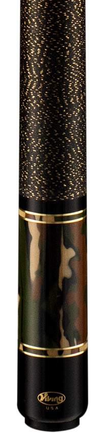 Viking Defender Series Birdseye Maple Forearm with Woodland Hideaway Pearl Points Pool Cue